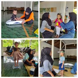 Posyandu Nyawiji Bulan Januari Padukuhan Pulekulon